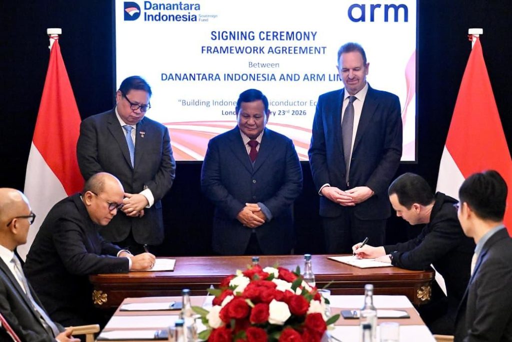 Prabowo Saksikan Kerja Sama BPI Danantara–Arm Limited, Indonesia Targetkan Kuasai Desain Chip Global