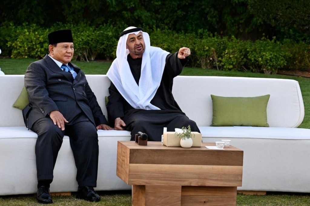 Prabowo–MBZ Sepakat Perkuat Kemitraan, UEA Siap Tambah Investasi di Indonesia