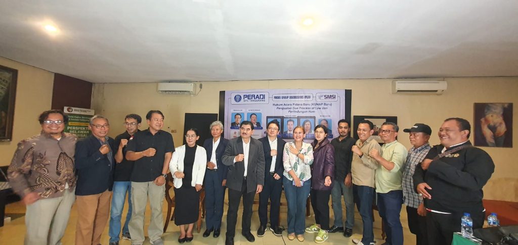 FGD PERADI–SMSI Bedah KUHAP Baru, Soroti Potensi Pelanggaran HAM