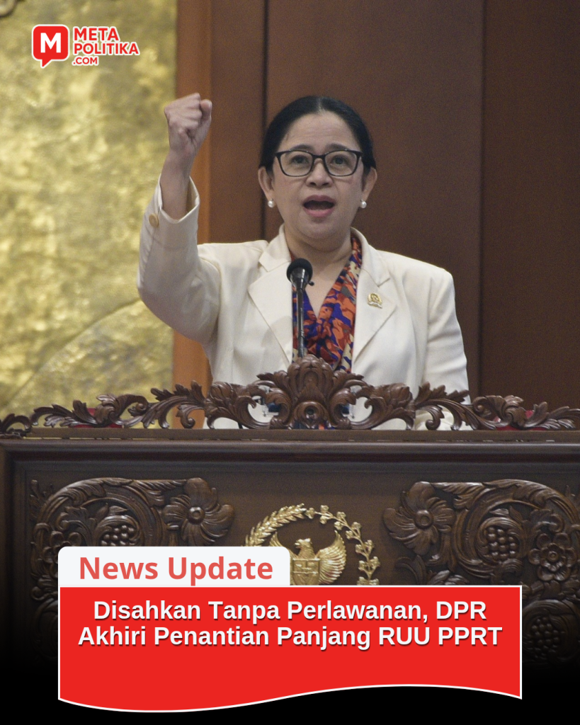 Disahkan Tanpa Perlawanan, DPR Akhiri Penantian Panjang RUU PPRT
