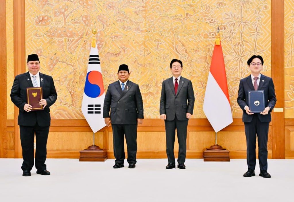 Presiden Prabowo Saksikan Pertukaran 10 MoU RI–Republik Korea