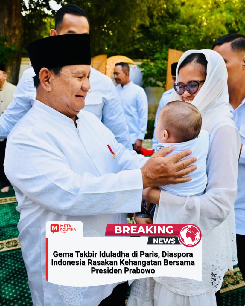 Gema Takbir Iduladha di Paris, Diaspora Indonesia Rasakan Kehangatan Bersama Presiden Prabowo