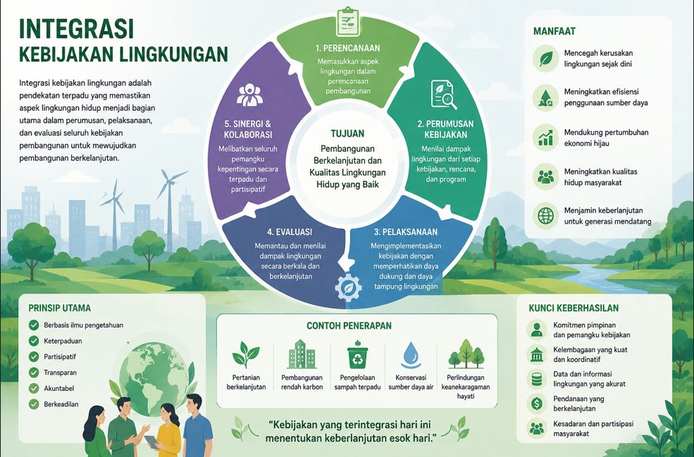 Integrasi Kebijakan Lingkungan dan Iklim dalam Perencanaan Pembangunan Nasional